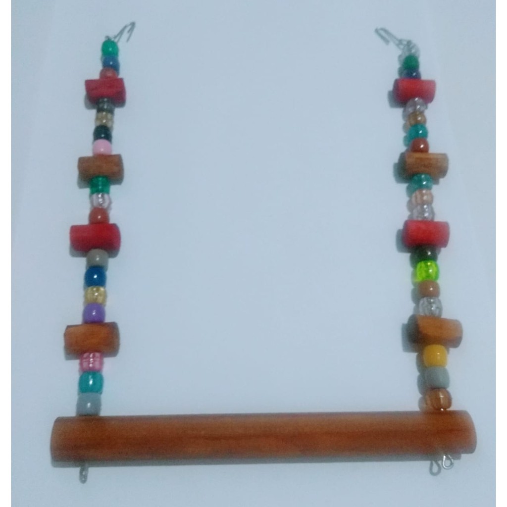 Brinquedo Pássaros calopsita viveiro gaiolas colorido Balanço