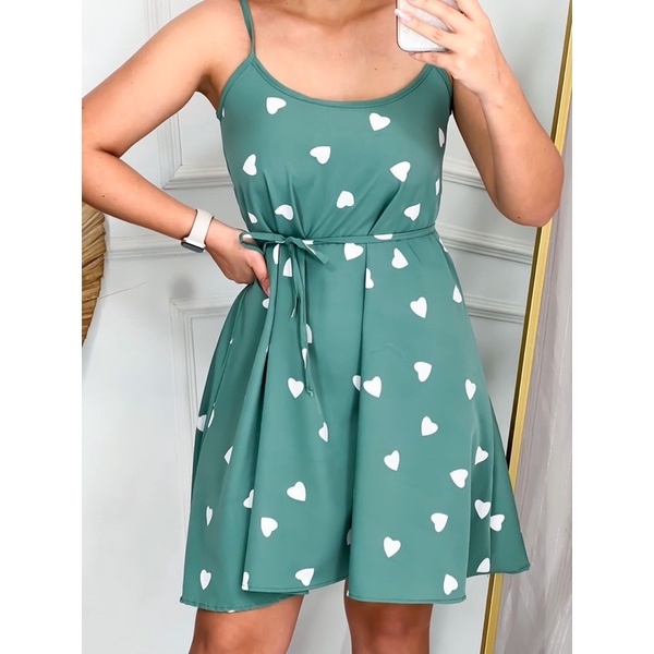 Vestido Novo De Alcinha curta | Poliéster em Oferta na Shopee