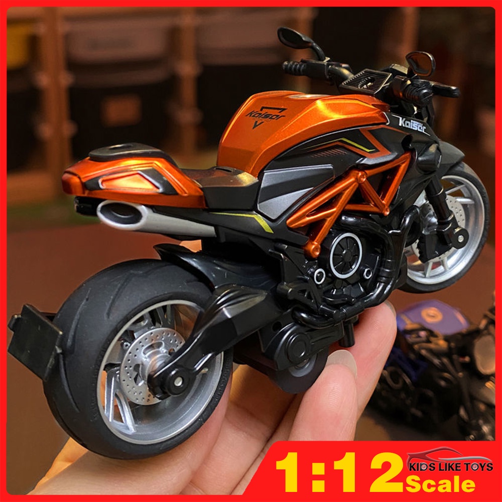 KLT 1 : 12 Gusta Motocicleta Diecast Modelo Carros De Brinquedo Do Carro Para Meninos Brinquedos As Crianças Presente De Aniversário