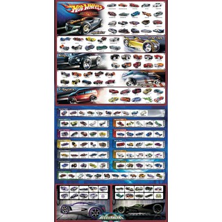 hot wheels coleção 2005 poster series acceleracers carrinhos novo