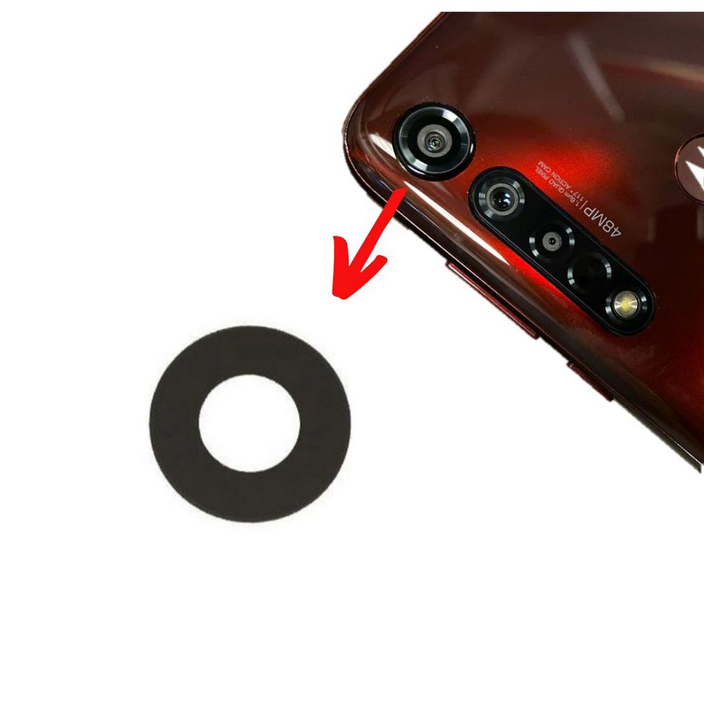 Lente Principal (Redonda) de Vidro da Câmera Traseira Moto G8 Plus ! #