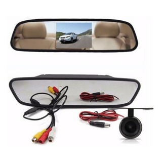 kit retrovisor mais câmera de ré universal em Oferta na Shopee