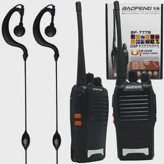 Kit 2 rádios comunicador baofeng longo alcance 12km Com 16 Canais BF 777S Profissional recarregável rádio segurança