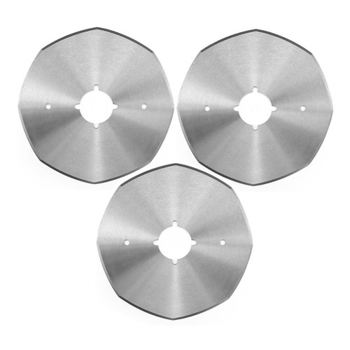 Disco Oitavado P/ Máquina De Cortar Tecido 4 Polegadas C/ 3 em Oferta na Shopee