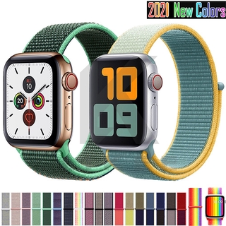 Bracelete De Nylon Soft Sports Substituição De Correia iWatch7 6/SE/5/4/3/2/1 Para Relógio Apple 44mm/40mm/42mm/38mm/41mm/45mm T500/T5/W26/T55/W34/F10/FK88 +