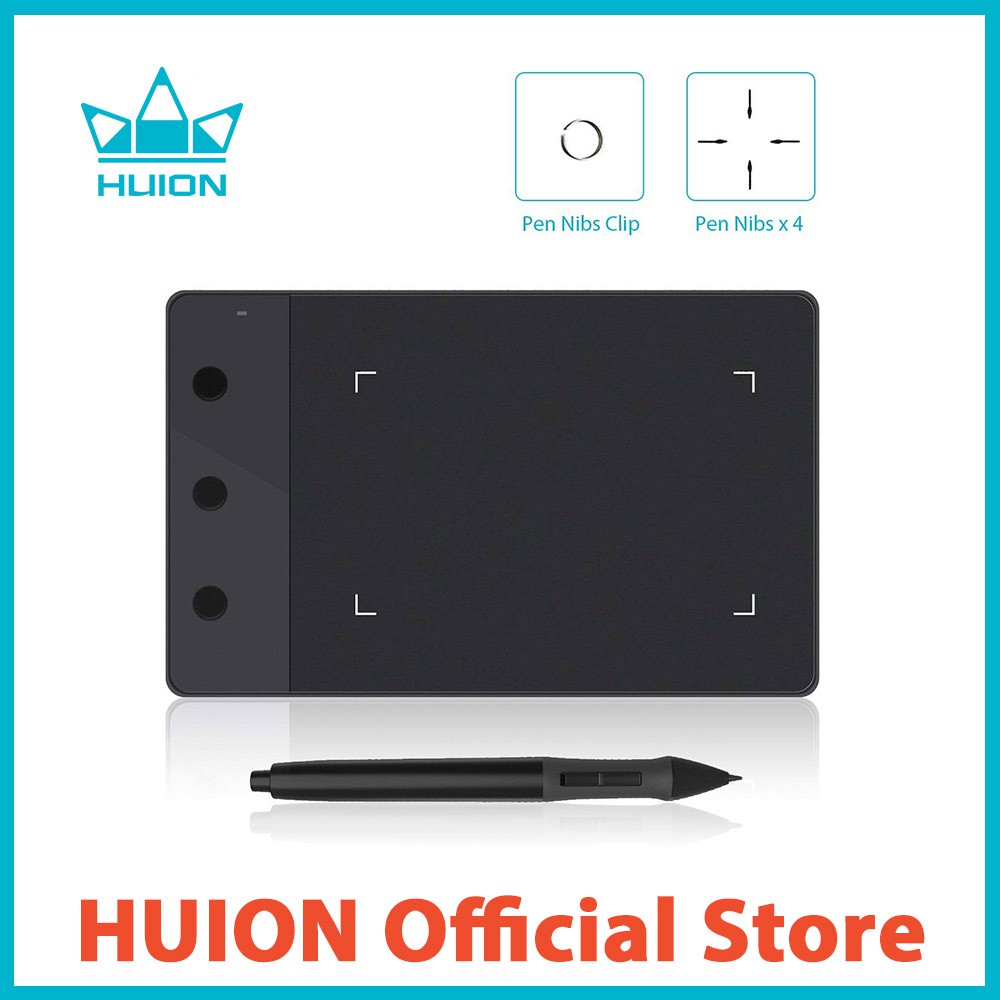 Huion H420 Tablet Gráfico De Desenho 4 x 2,3 Polegadas 3 Express Chaves USB OSU Almofada De Assinatura Com Caneta Digital Suporta Windows & Mac OS