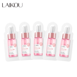 LAIKOU 1ml * 5pcs Sakura Soro Rejuvenescedor Da Pele Remove Rugas Essência Brilhante