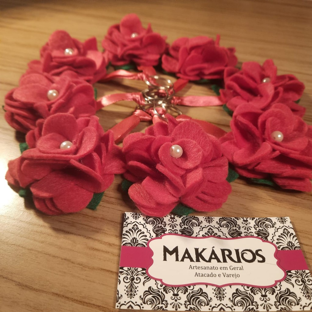 wax Reception Historian KIT com 10 Chaveiros de Flor em Feltro - Cor Rosa (10 UNIDADES) - Chaveiro  Personalizado. | Shopee Brasil