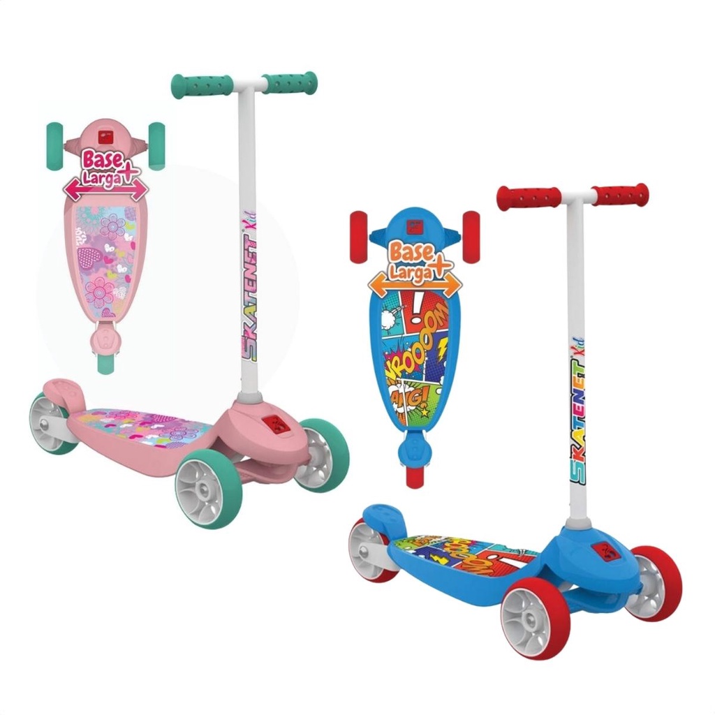 Patinete Skatenet Para Criança Menino Ou Menina Bandeirante | Shopee Brasil