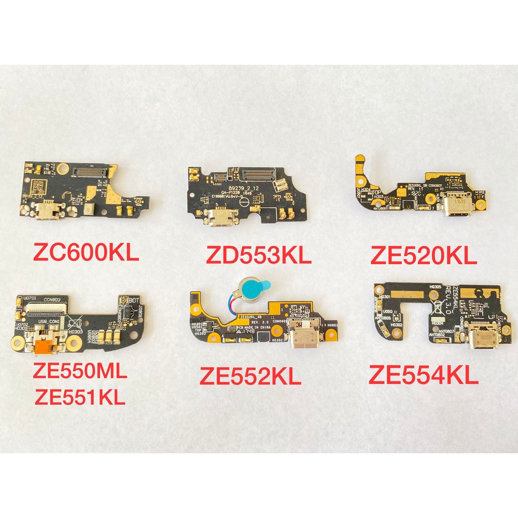 Placa De Carga Com Microfone Modelos Variados Asus Zenfone (Zc600Kl, Zd553Kl, Ze520Kl, Ze550Ml/Ze551Kl, Ze552Kl(Com Vibra Call), Ze554Kl) Pronta Entrega Promoção! #Oferta