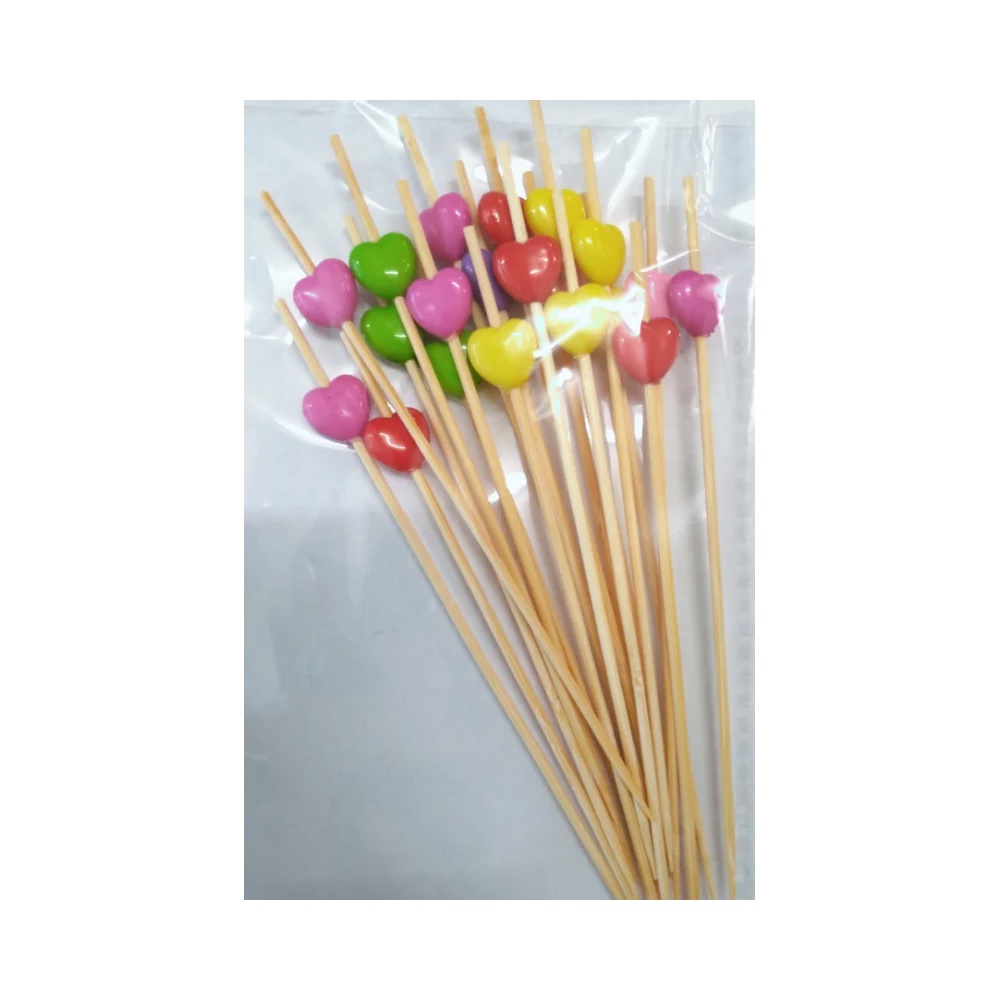 Palito em Bambu p/ petiscos - 20 Unidades - 12cm - Silver Festas - Rizzo