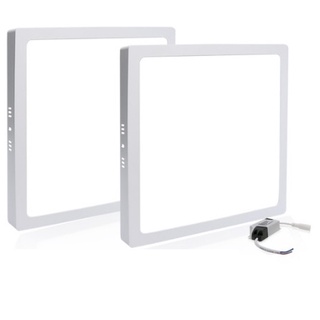 Kit 2 Plafon Sobrepor Quadrado Led 25w Bivolt 30x30 em Oferta na Shopee
