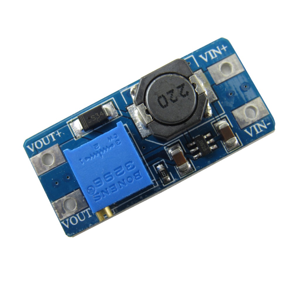 Regulador De Tensão Mt3608 Conversor Step Up Saída Máxima 28v 2a Para Arduino e Bateria de Lítio