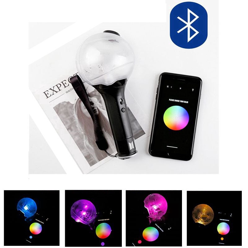 【Entrega 24h】WEVERSE BTS Bluetooth Lightstick Kpop Bts Chaveiro