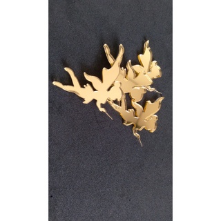 Aplique - Acrílico Espelhado - 10 Fadinha - 3,5cm