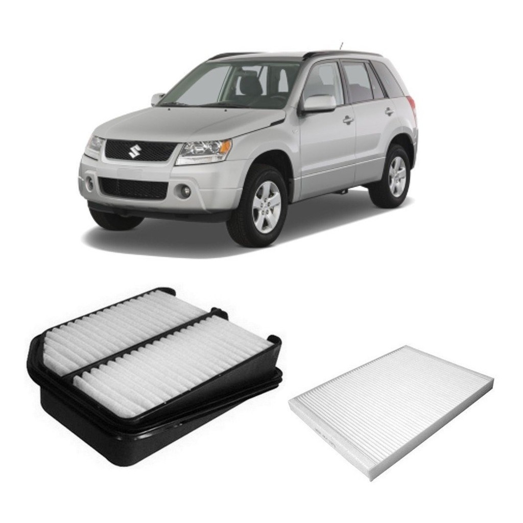 Kit Filtro Ar Motor + Ar Condicionado Grand Vitara 2.0 16v