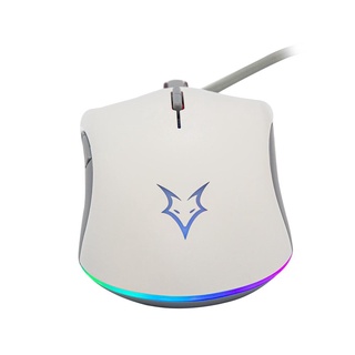 Mouse Gamer Husky Gaming Frost Branco Dpi Botoes Rgb Hgmh