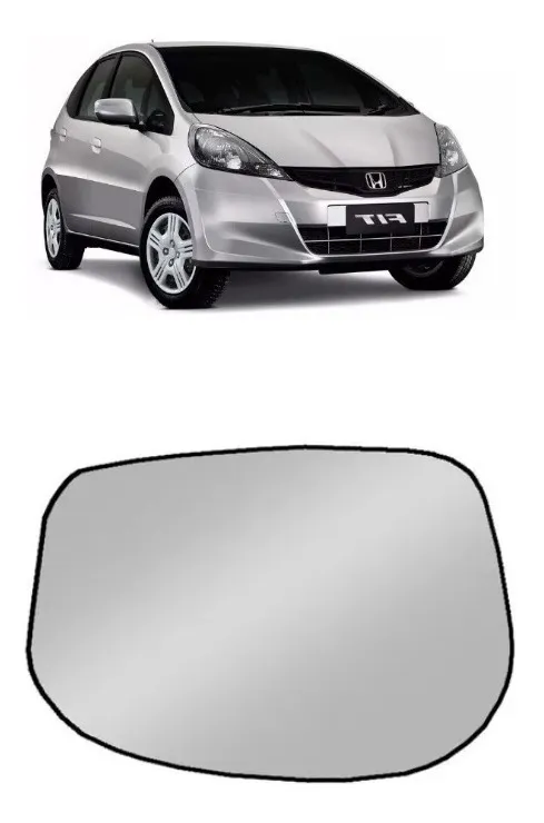 Lente Espelho Refil Retrovisor Honda New Fit 09 10 11 13 14