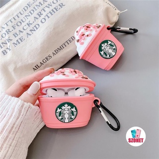 Capa De Silicone Sem Fio Com Bluetooth TWS Starbuckes Para AirPods 1/2/3 Pro inPods i12 EFWL