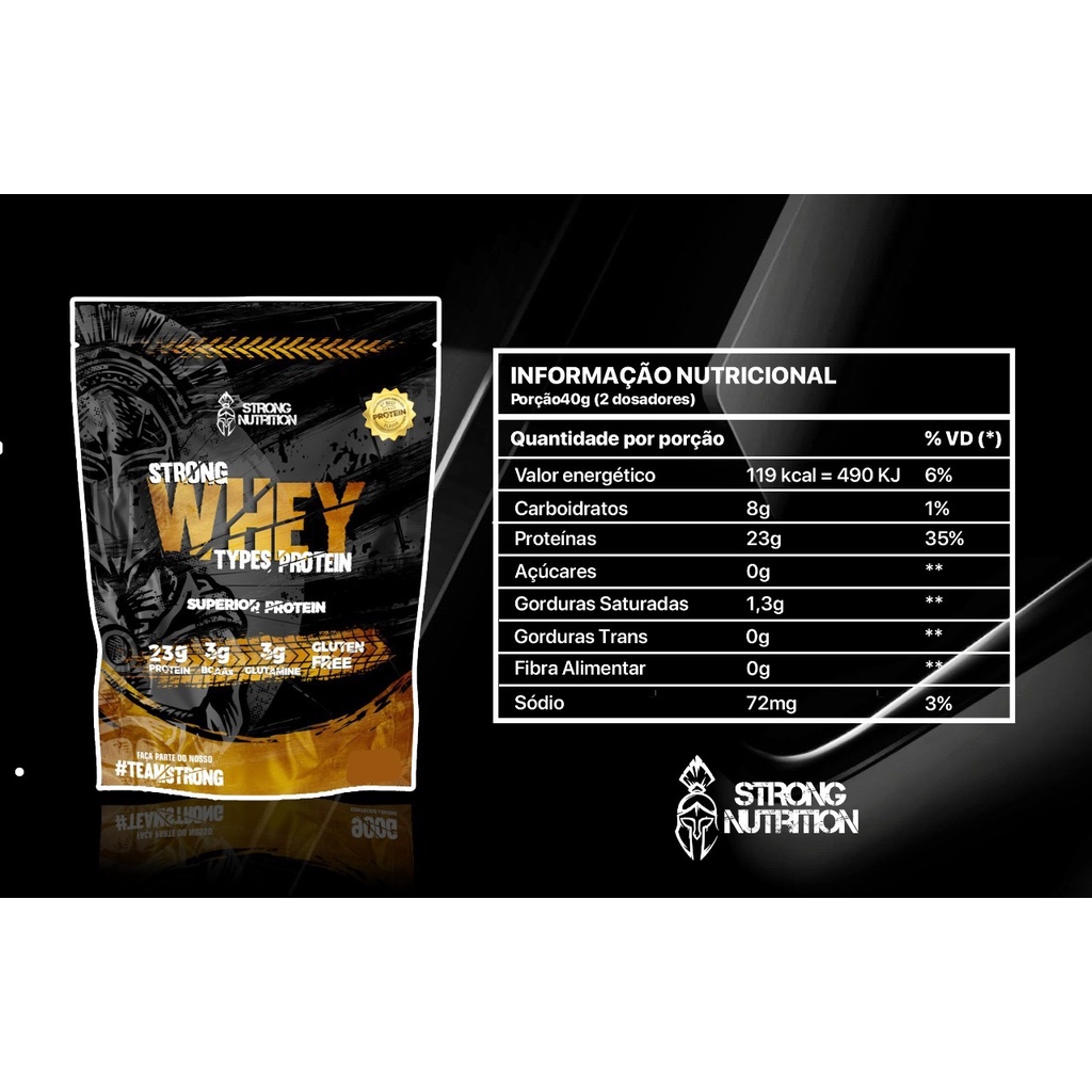 Whey Protein 5w 900g Strong Nutrition Shopee Brasil