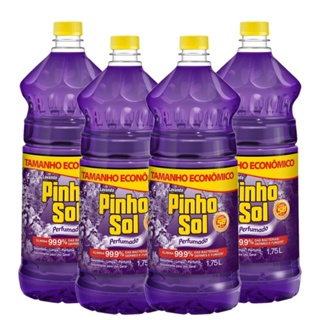 Kit com 4 Desinfetante Pinho Sol Lavanda 1750ml Cada em Oferta na Shopee