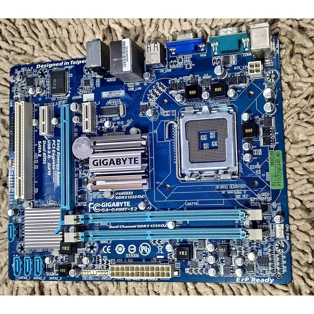 Подключение gigabyte ga g41mt s2