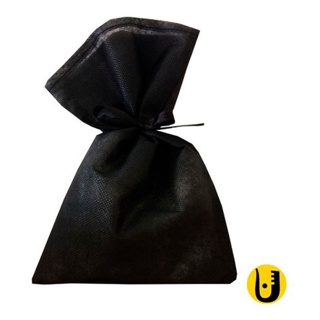 30 Saquinhos Sacolinhas Tnt 15x23 Preto Com Fita Cetim Preto em Oferta na Shopee