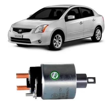 Automático De Partida Nissan Livinia/Versa/Tiida/Sentra 12v - Zm em Oferta na Shopee