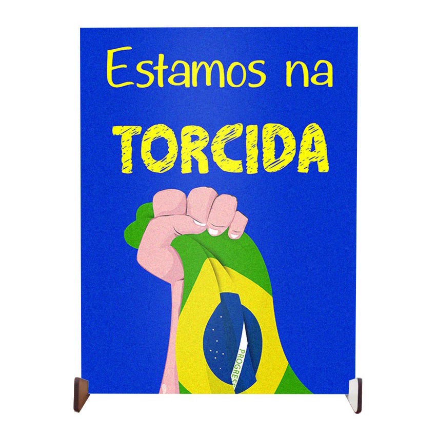 plaquinha decorativa personalizada para casa enfeite copa do mundo