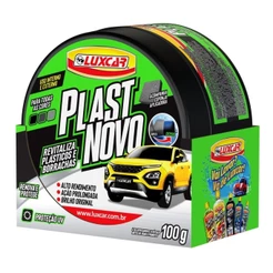 Renovador de plásticos e borrachas luxcar automotivo 100g para todas as cores