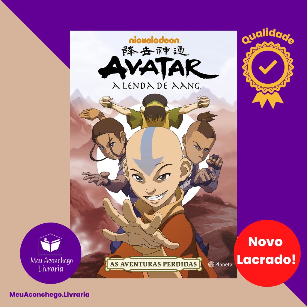Livro Avatar A Lenda De Aang ( Novo Lacrado ) | Shopee Brasil