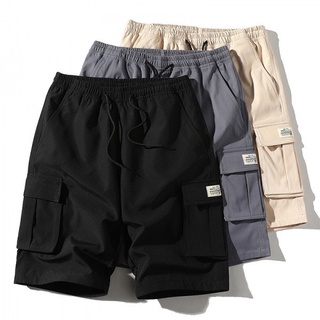 Calças Curtas Masculinas De Carga Curta Para Shorts