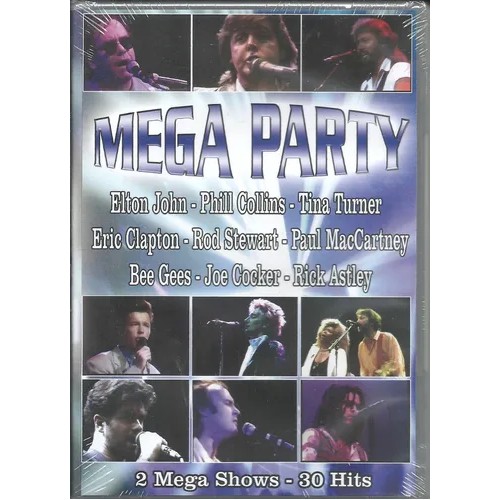 Dvd Mega Party* 2 Mega Shows- 30 Hits novo lacrado
