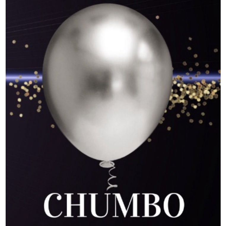 25~125 unid Balão chumbo   pic pic platino cromado metalizado N°5” OFF - Home & Living