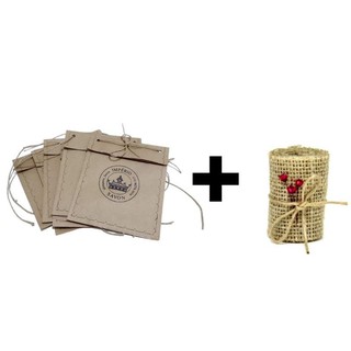 kit Embalagens para Sabonetes Artesanais (15 Embalagens + 1 Tela)
