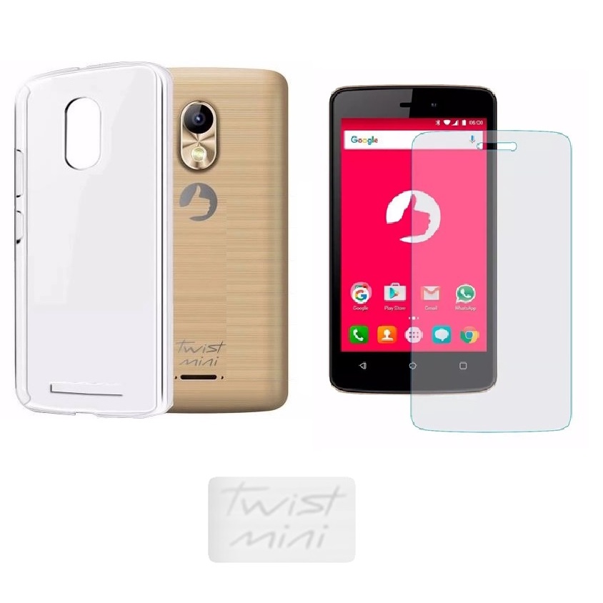 Capa Ultra Fina Positivo Twist Mini S430 tela 4.0" Casca de ovo