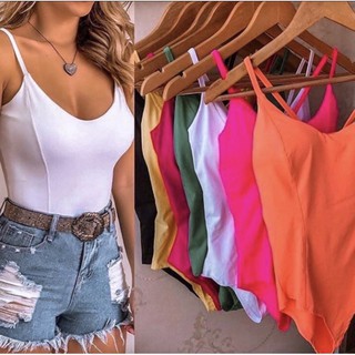 Body Feminino De Alcinha Com Bojo Kit 5 unidades Preço De Atacado