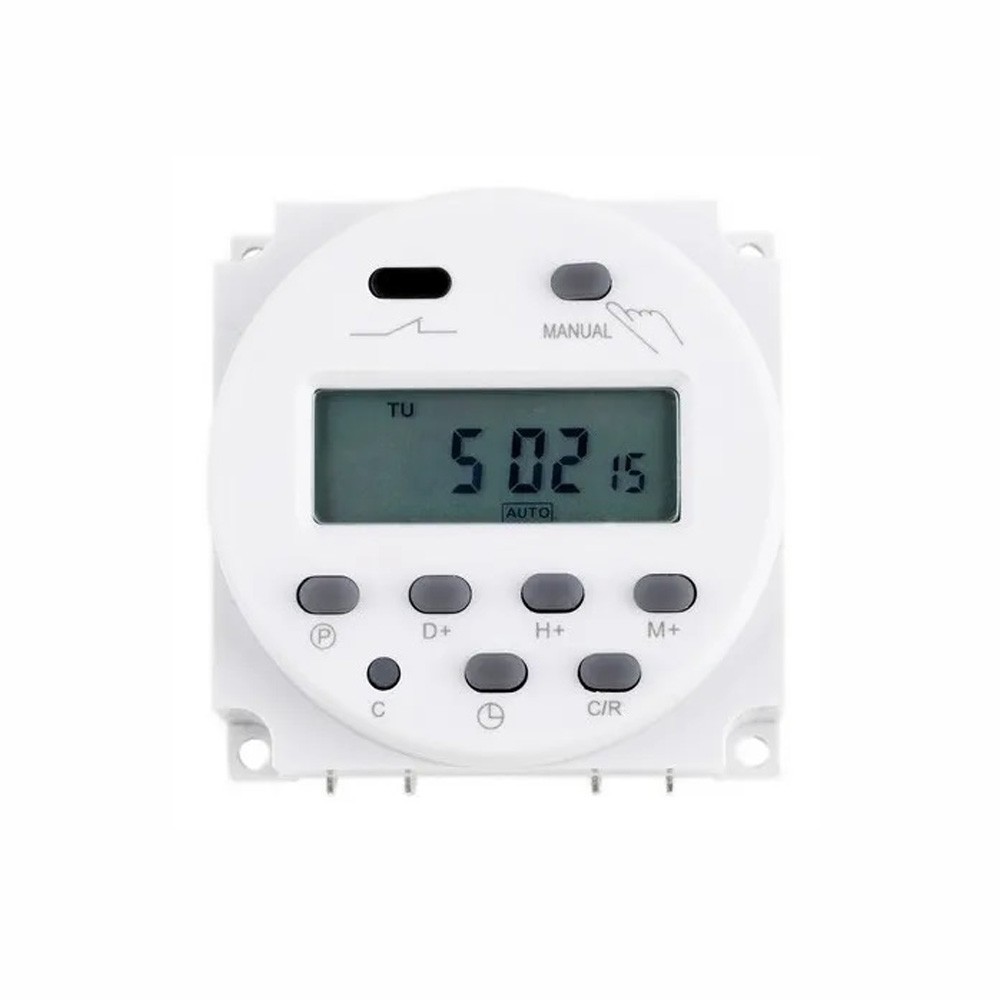 Timer Temporizador Digital Lcd 12v 16a Pronta Entrega