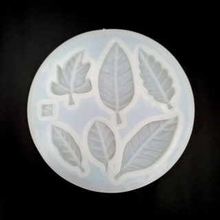 Molde de Silicone Folhas para Pasta Americana Resina Epóxi - Artesanato e Confeitaria