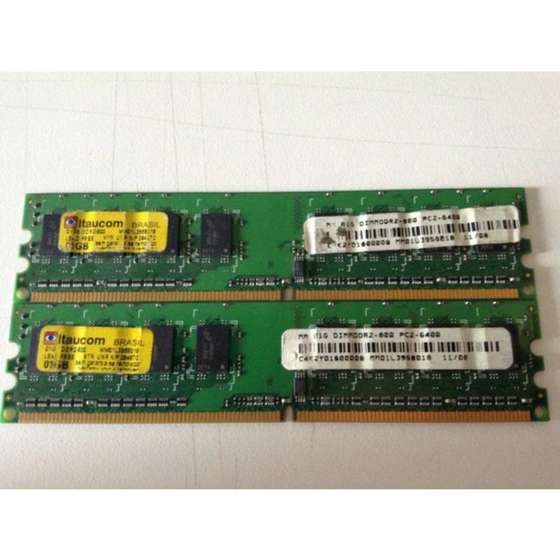 Memória RAM 1 GB DDR 2