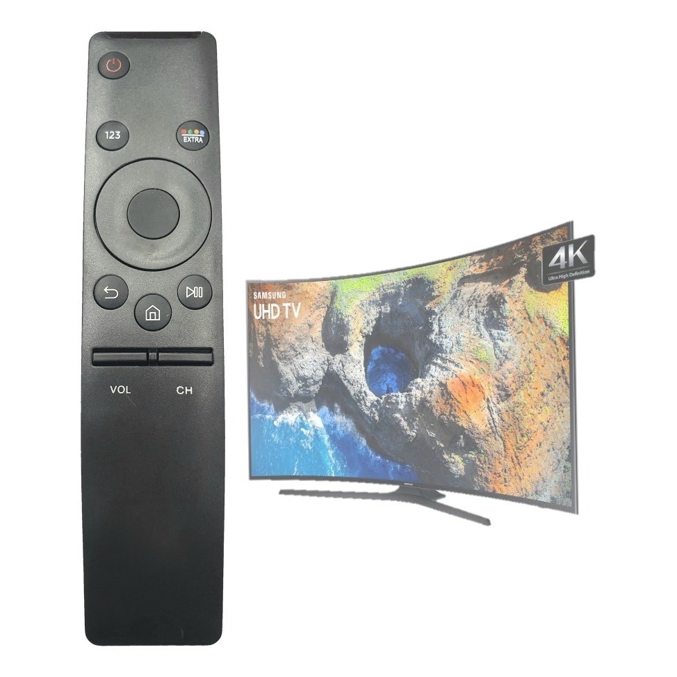 Controle Remoto da tv Samsung led smart Tela Curva 4K