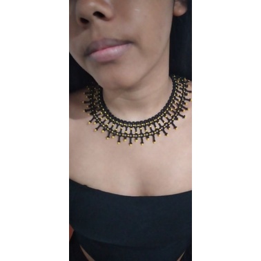 Choker/Colar de Miçanga/ Choker Ponto de Luz