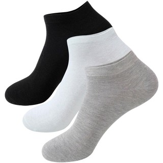 Kit 12 Pares de Meias Sapatilha Masculina Algodão Cores Sortidas