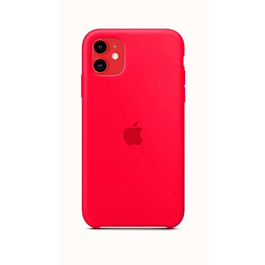 Capinha Em Silicone Aveludado iPhone 11 Laranja Neon Escorrega o Preço