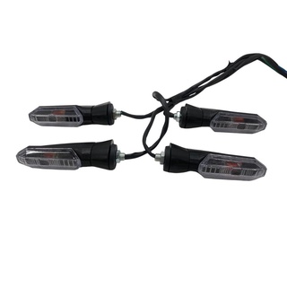 4 Piscas Moto Seta Titan 125/150/Twister/Cb300/ Ybr/Factor/ Yes C/ Lampadas