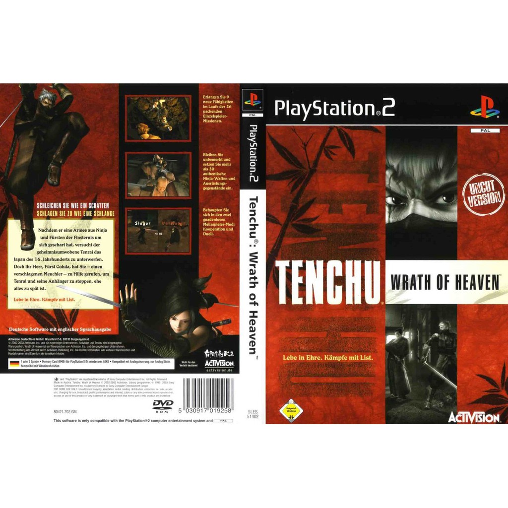 Tenchu: Wrath of Heaven | Shopee Brasil