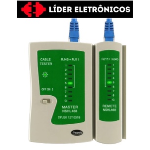 Testador de Cabos de Rede Lan USB Cable Tester Ferramenta de Teste Alta Qualidade RJ45 RJ11 Cat5e Cat6 RJ4 106/120