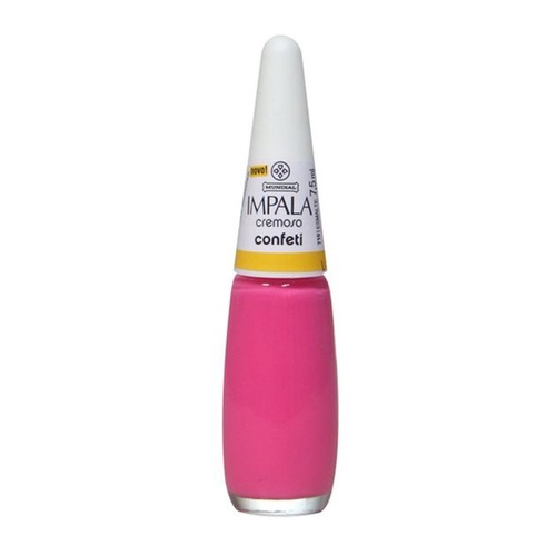Esmalte Impala Confeti Rosa Cremoso - 7,5 ml | Shopee Brasil