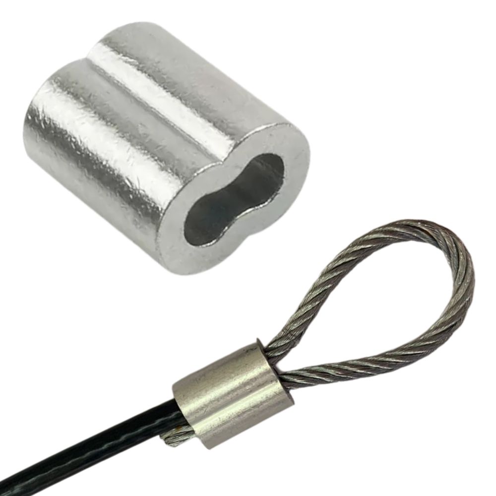 Prensa Para Cabo de Aço Nicropress 1/8" Reparo Estação Academia