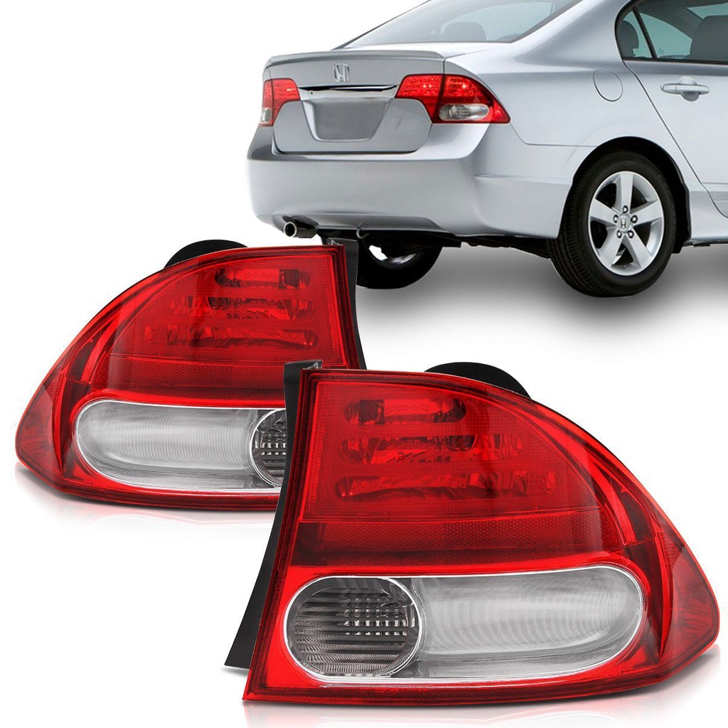 Lanterna Civic 2006 2007 2008 2009 2010 2011 Canto Com Soquete em Oferta na Shopee